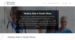 Desktop Screenshot of medicalaidsinsouthafrica.com