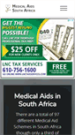 Mobile Screenshot of medicalaidsinsouthafrica.com